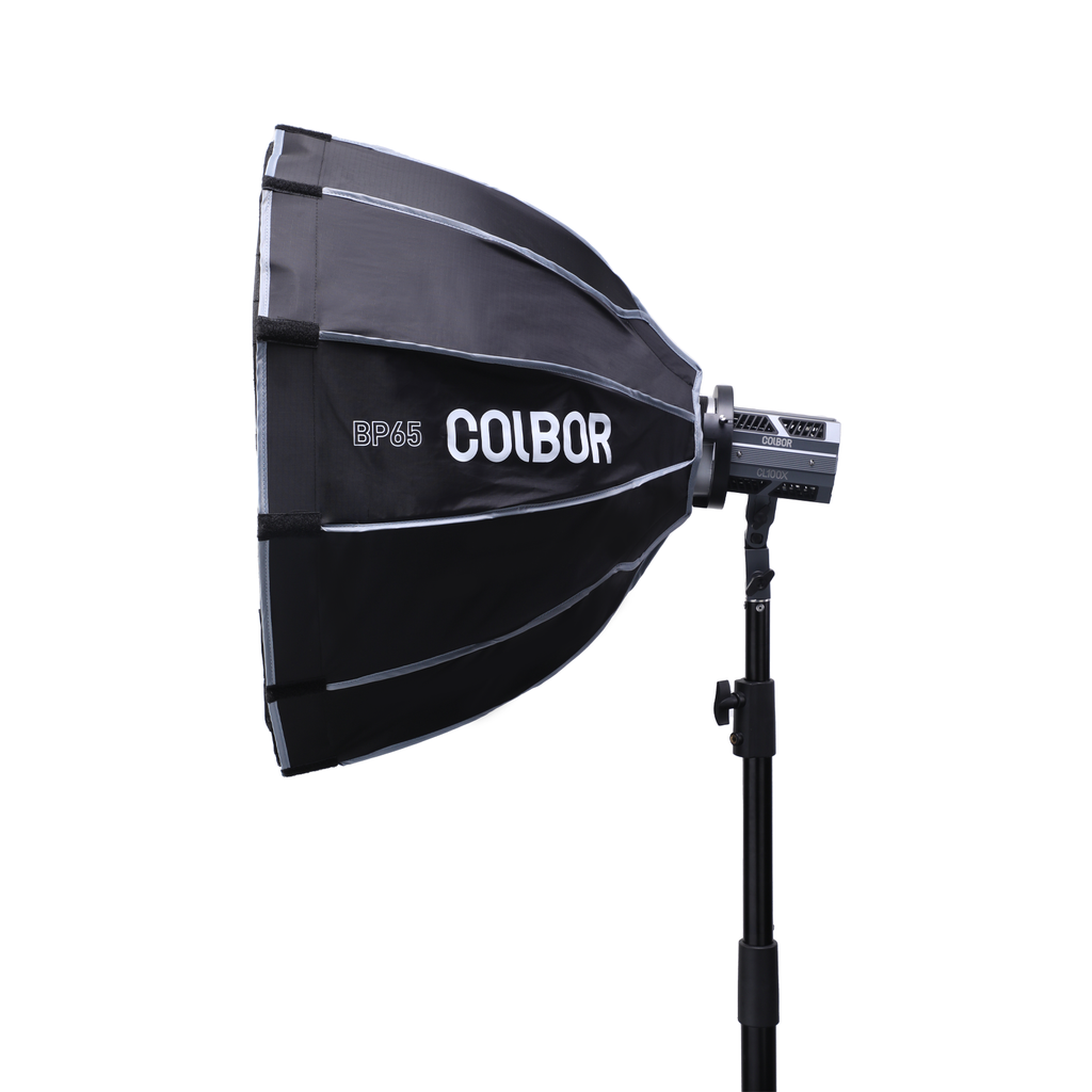 Colbor BP65 Quick-Setup Parabolic Softbox with Grid and Bowens Mount