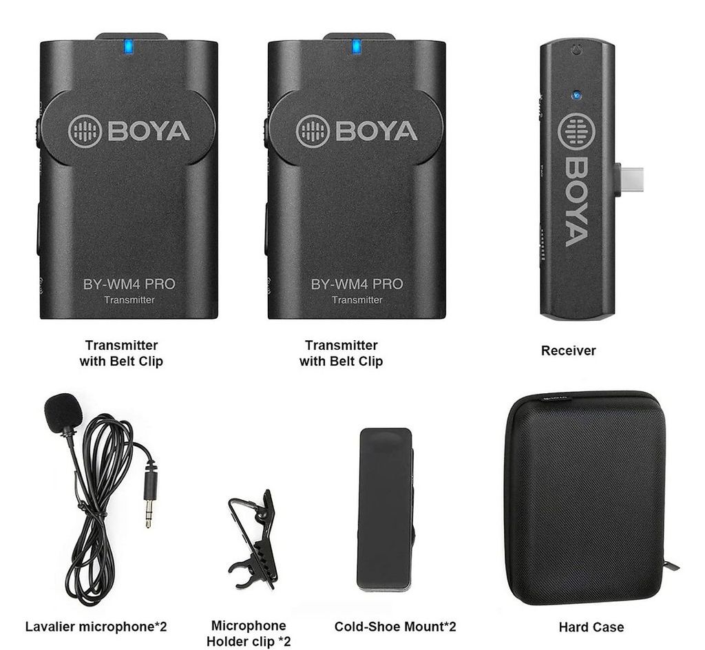 Microphone BOYA BY-WM4 Pro K6 cổng Type-C