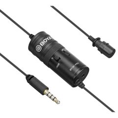 Boya BY-M1 Pro. Micro thu âm cài áo dành cho điện thoại. Cổng 3.5mm