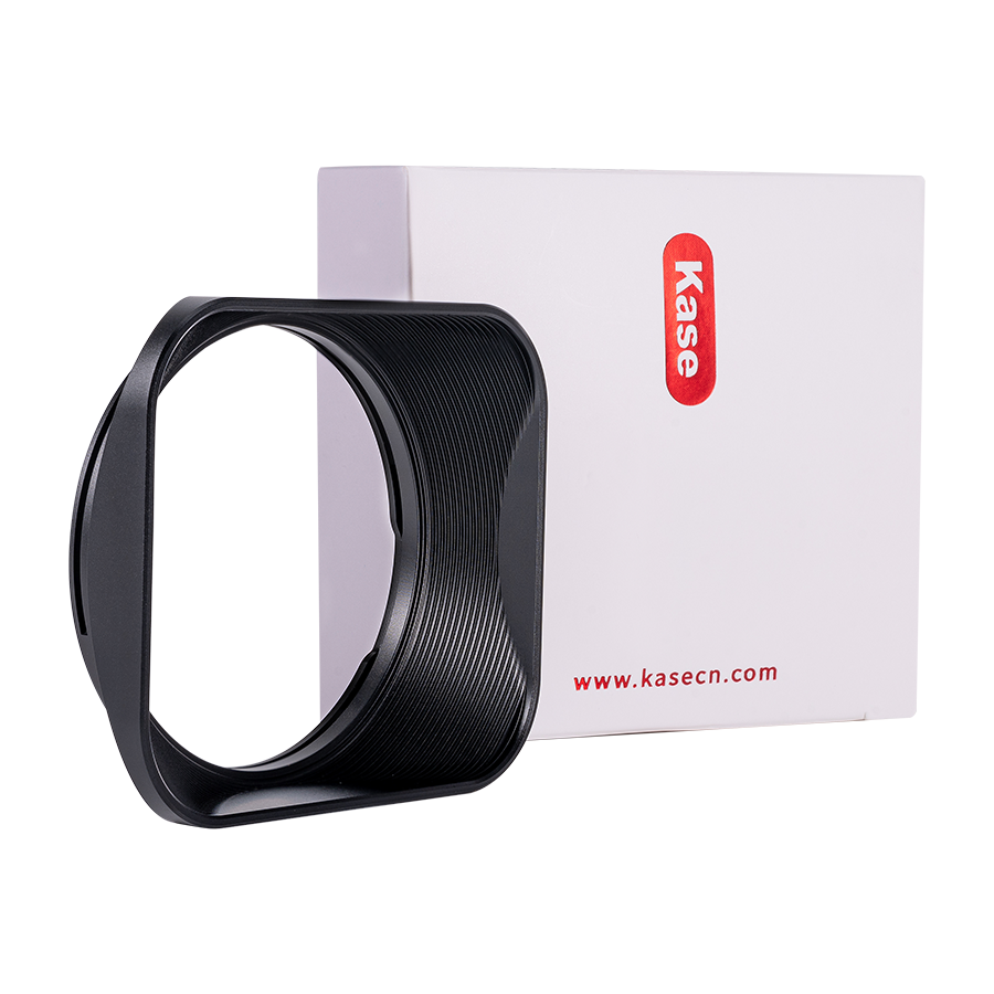 Kase Square Lens Hood For Fujifilm X100VI Black / Silver
