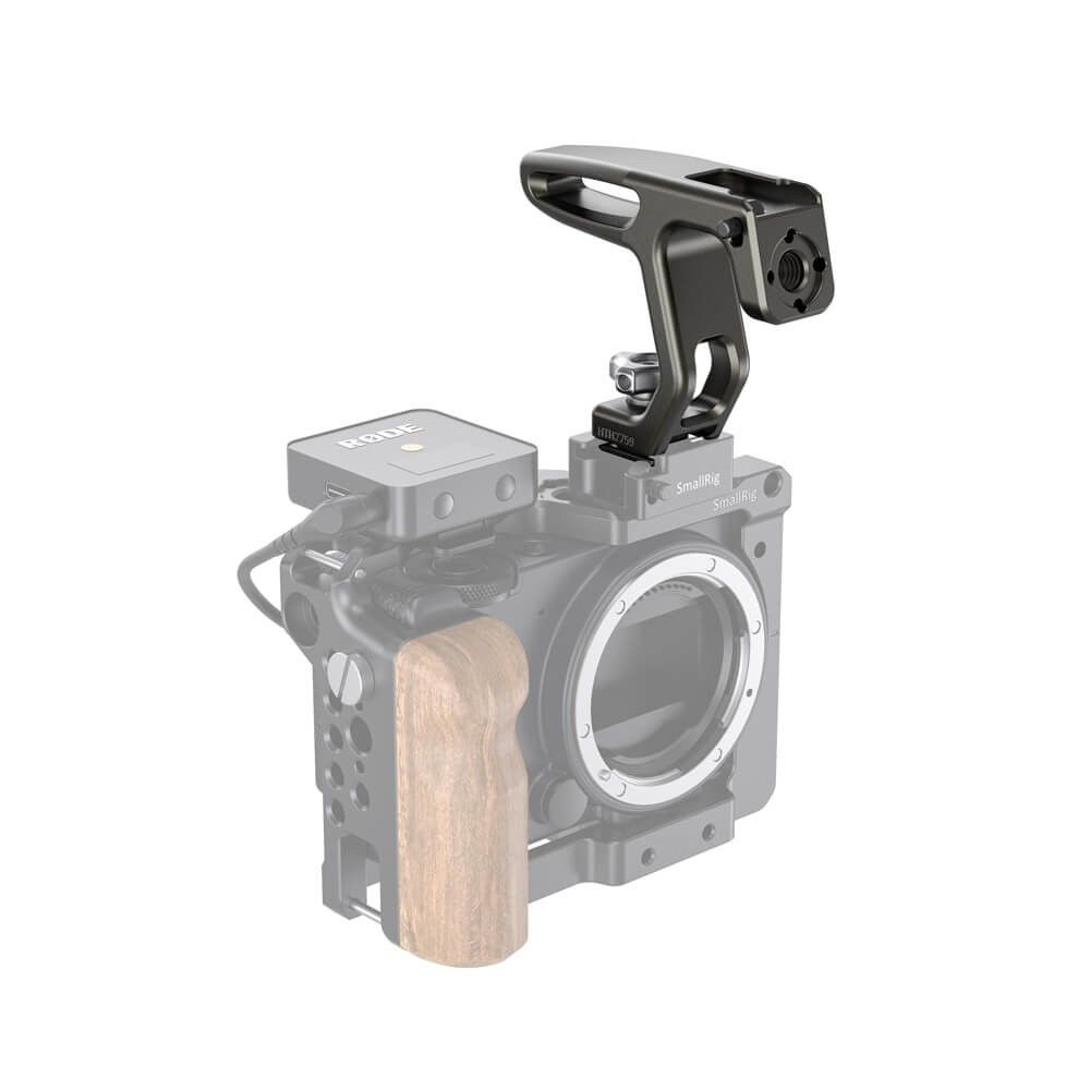 SmallRig HTH2759 - Mini Top Handle for Light-weight Cameras (Cold Shoe Mount)