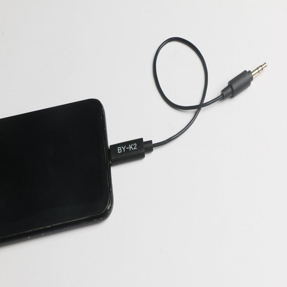 Cáp kết nối BY-K2 .Từ Jack 3.5mm sang Cổng Type-C (3.5mm Male TRRS to Male TYPE-C adapter cable)