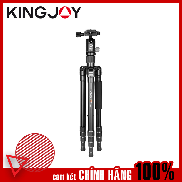 Chân Máy Ảnh G22 + G00 Portable Travel Camera Tripod Monopod with 360 Degree Ball Head – Chính Hãng KINGJOY (Aluminum)