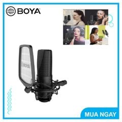 ll Boya BY M1000 ll Chuẩn phòng thu âm trầm ấm – Microphone thu âm chuyên nghiệp (FB491)
