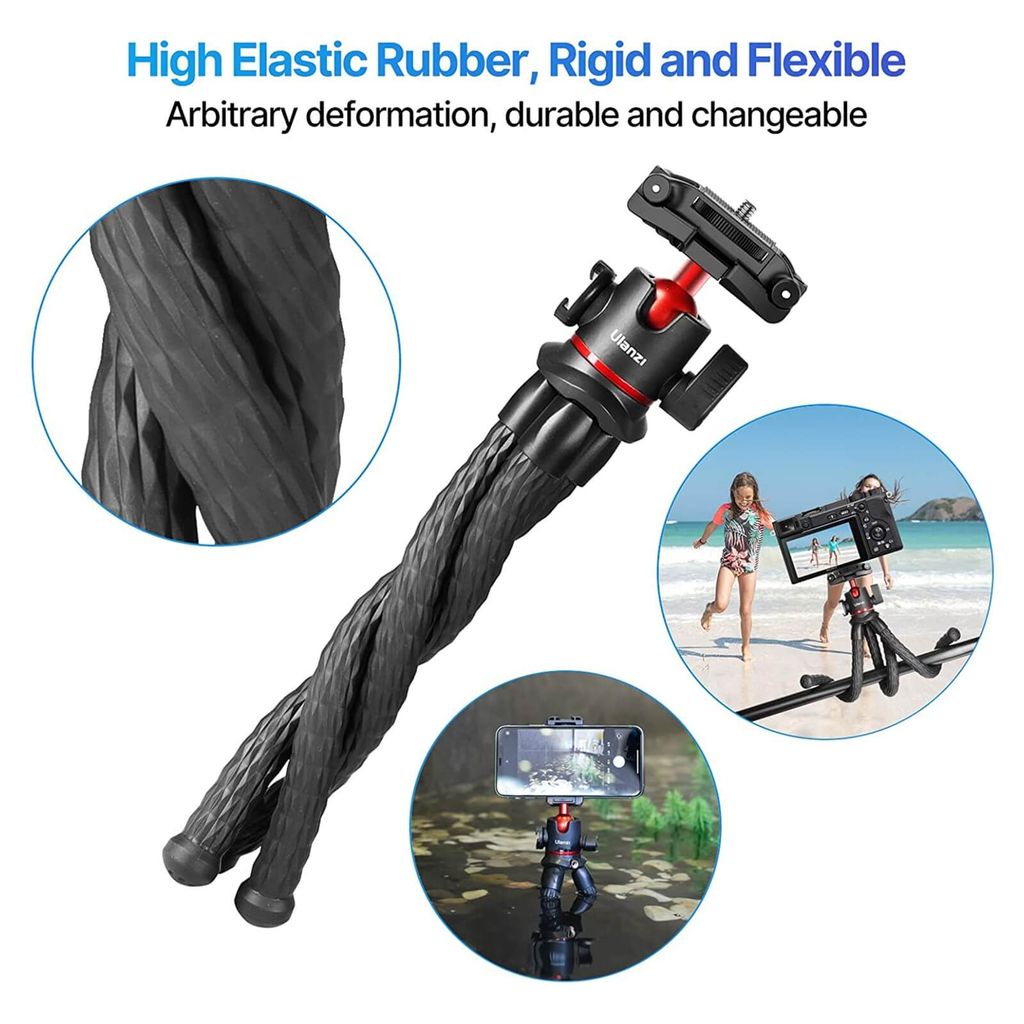 ULANZI MT-33 - Chân Tripod bạch tuộc dành cho Máy ảnh & Điện thoại, Ballhead xoay 360°