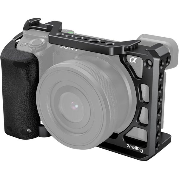 Khung và Báng tay cầm Silicone cho Máy ảnh Sony A6400/A6300/A6100 – SmallRig 3164 (NRSAB4)