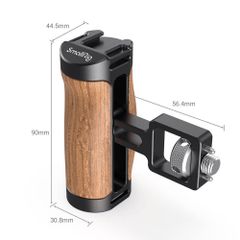 SmallRig 2914 - Wooden Mini Side Handle (ARRI-Style Mount) (NRUJ5)