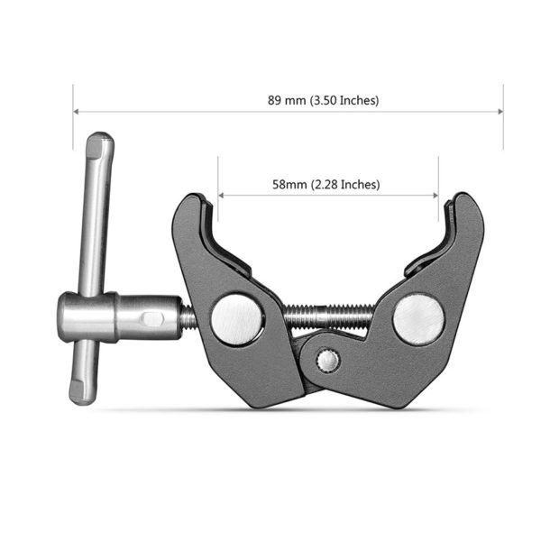 SmallRig 2058 - Super Clamp with 1/4″ and 3/8″ Thread (2pcs Pack) (NRUMA)