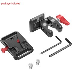 Giá đỡ Pin tích hợp Kẹp càng cua dành cho các loại Pin V Mount – SmallRig 2989 (NRUS7)