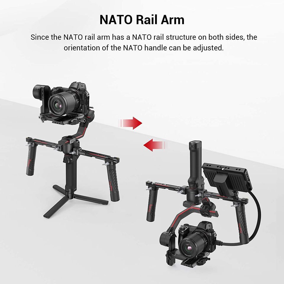 SMALLRIG Dual Handle Handgrip for DJI RS 2/ RSC 2 (RS2/ RSC2) Gimbal – 3027 (NRY31)