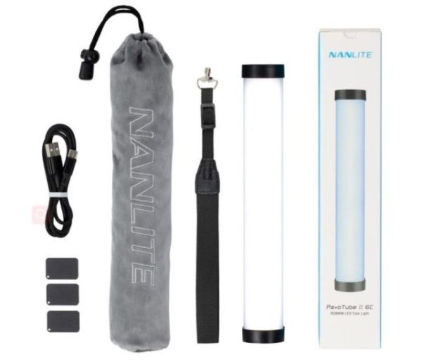 Nanlite PavoTube II 6C – Đèn Led Ống Đổi Màu RGB Tích Hợp Pin Sạc Ở Thân Nhỏ Nhất 2020