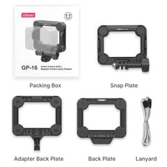 ULANZI GP-16 2654 - Giá Đỡ Từ Tính Dành Cho GoPro 11/10/9/8