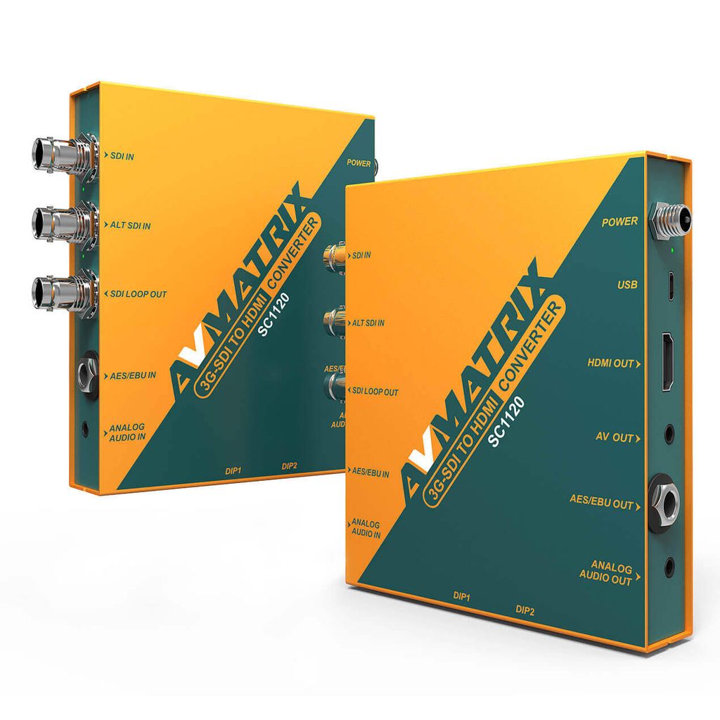 SC1120 - 3G-SDI to HDMI & AV Scaling Converter