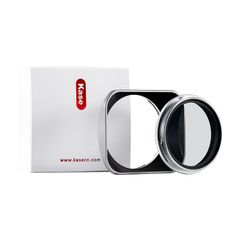 Kase Square Lens Hood + MCUV (III) For Fujifilm X100VI Black / Silver