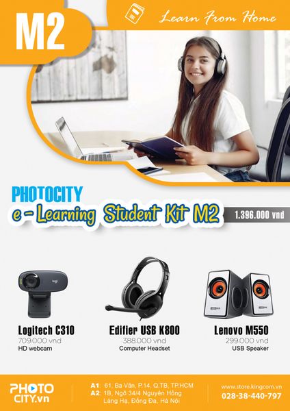 PhotoCity e -learning Student Kit M2 (Bộ dụng cụ học online)