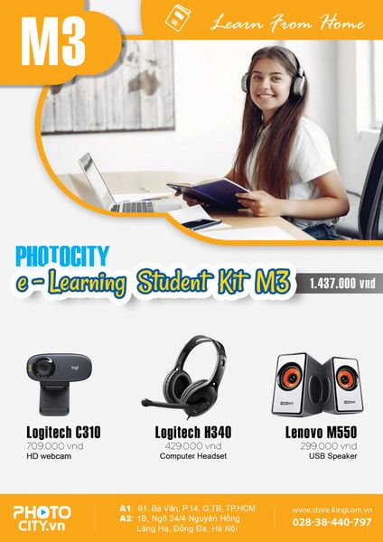 PhotoCity e -learning Student Kit M3 (Bộ dụng cụ học online)