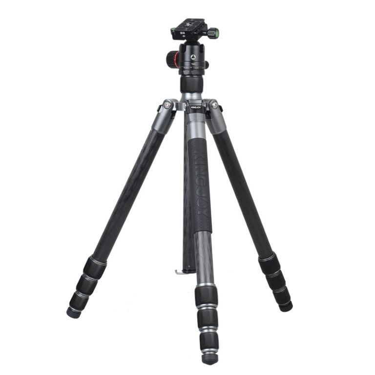 Kingjoy A Series Tripod with T21 Low Profile Ball Head, Compact, Gray (A83+T11)