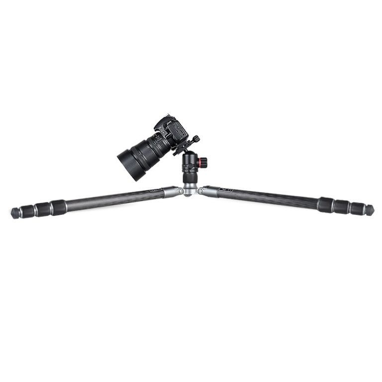 Kingjoy A Series Tripod with T21 Low Profile Ball Head, Compact, Gray (A83+T11)