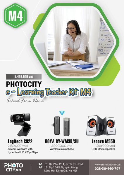 PhotoCity e -learning Teacher Kit M4 (Bộ dụng cụ dạy học online)