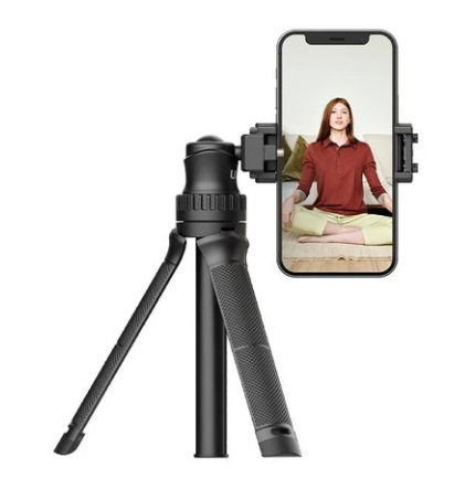 UALNZI MT-34 – Chân Tripod tích hợp ngàm kẹp điện thoại, ballhead xoay 360°, dùng cho điện thoại và máy ảnh