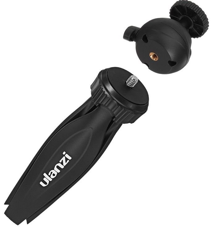 ULANZI MT-03 - Chân Tripod tích hợp ballhead xoay 360° (Không gồm ngàm kẹp điện thoại)