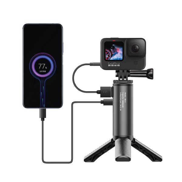 ULANZI BG-4 – Tripod tích hợp pin 5000mAh có thể sạc lại, thích hợp với Điện thoại / Gopro / Máy ảnh