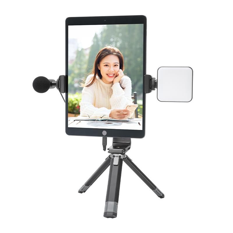 Ulanzi ST-20 Ngàm kẹp dành cho điện thoại và máy tính bảng, tích hợp 2 Cold shoe, xoay 360°
