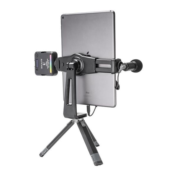 Ulanzi ST-20 Ngàm kẹp dành cho điện thoại và máy tính bảng, tích hợp 2 Cold shoe, xoay 360°