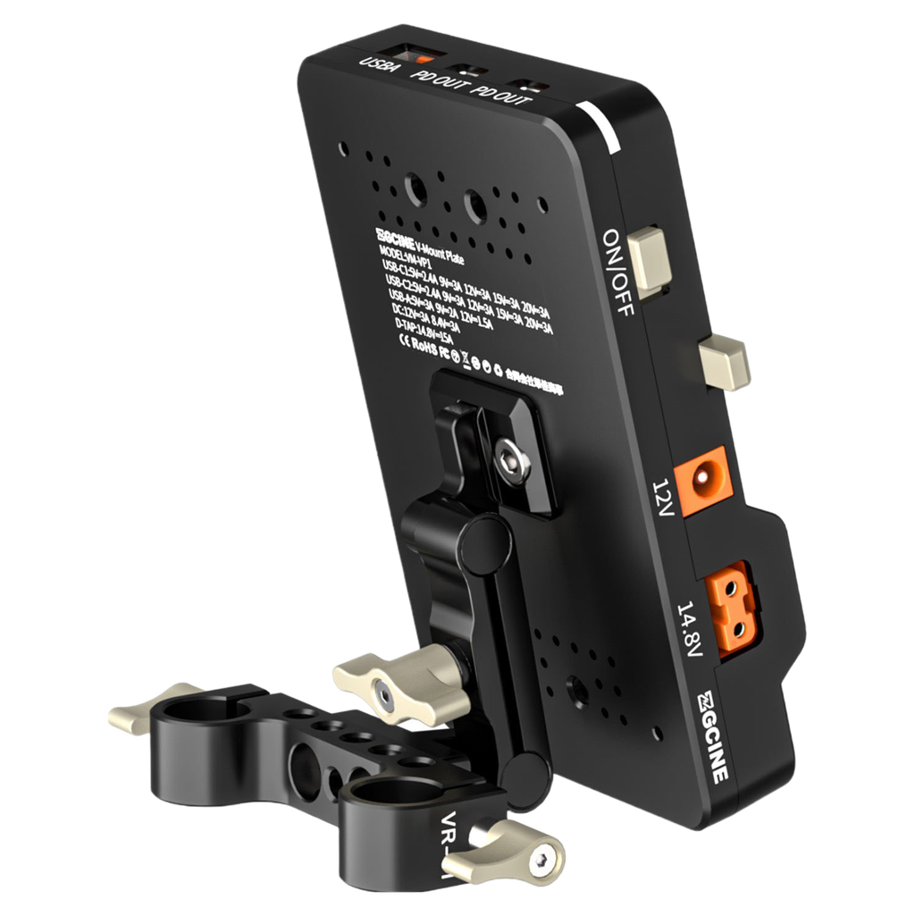 VM-VP1 Kit3 V Mount Battery Plate with Adjustable Arm - Tấm Gắn Pin ZGCINE
