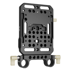 ZGCINE VR-Kit 1 V-Lock Mount Battery Plate with Dual 15mm Rod Clamp