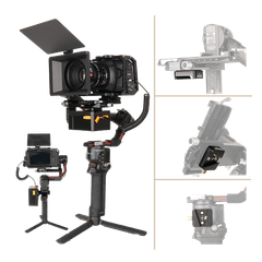ZGCINE VR-04 mini V mount plate for DJI Ronin Gimbal Stabilizer S2 S3 Pitch axis - Tấm gắn pin VR-04 Mini