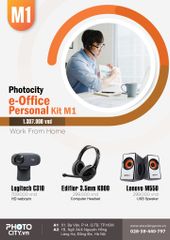 PhotoCity e-Office personal Kit M1 ( Bộ dụng cụ hỗ trợ làm việc online tại nhà)