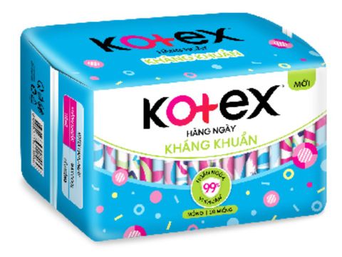 Băng Vệ Sinh Kotex Hằng ngày kháng khuẩn 20 miếng