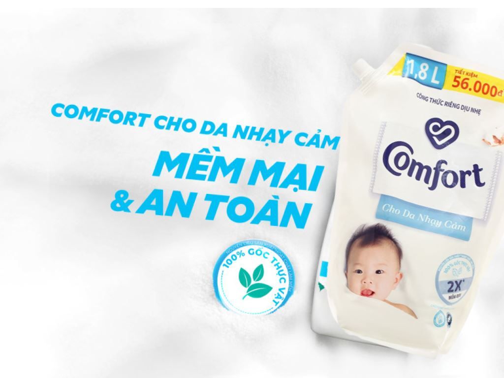 COMFORT đậm đặc cho da nhạy cảm 1.8l