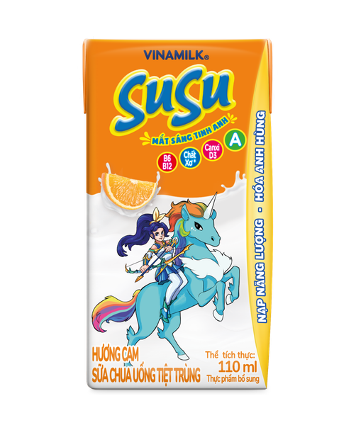 SCU TT hương cam VNM Susu hộp 110ml