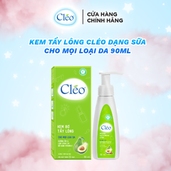 CLÉO Kem Bơ Tẩy Lông Dạng Sữa Cléo Dành Cho Mọi Loại Da 90ml