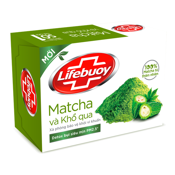 LIFEBUOY xà bông cục matcha và khổ qua 90g