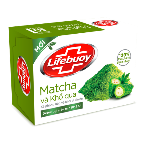 LIFEBUOY xà bông cục matcha và khổ qua 90g
