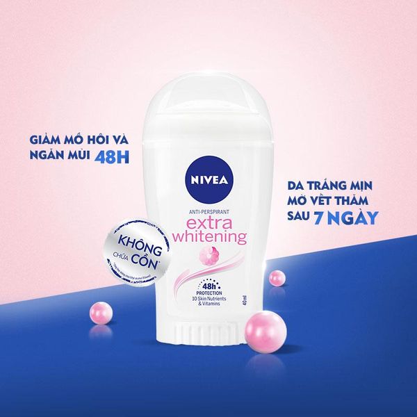 Sáp ngăn mùi Nivea nữ trắng mịn mờ vết thâm 50ml 84160