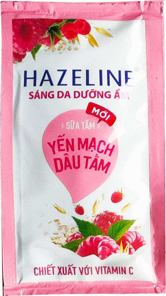 HAZELINE Sữa Tắm Yến Mạch Dâu Tằm (Hồng)