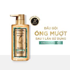 Dầu Gội Loreal Extraordinary Oil Sleek Silicone-free Shampoo 440ml