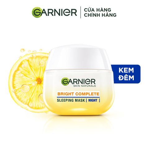 Mặt Nạ Ngủ Garnier Tinh Chất Sữa Chua Sáng Da Ban Đêm 50ml
