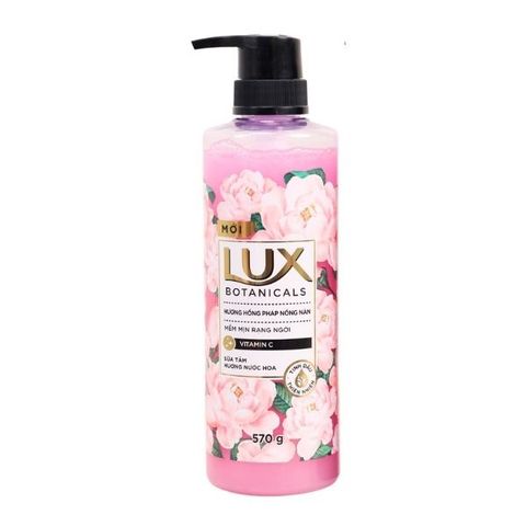 LUX Sữa Tắm Botanicals Hương Hồng Pháp Nồng Nàn
