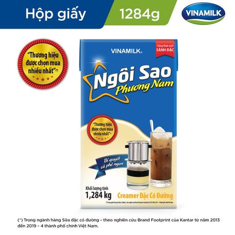 Sữa Đặc Có Đường Ngôi Sao Phương Nam xanh biển 1284g