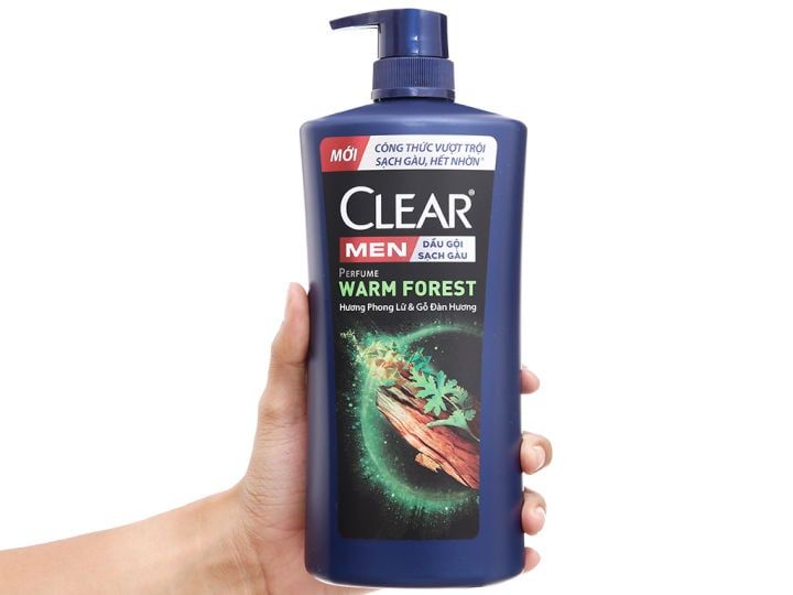 CLEAR MEN Dầu gội Sạch Gàu Hương Nước Hoa Gỗ & Phong Lữ