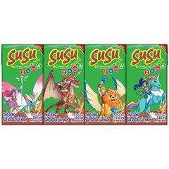 Thức Uống Sữa Sôcôla Lúa Mạch Vinamilk Susu hộp 110ml