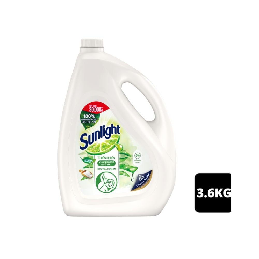 SUNLIGHT Nước rửa chén Thiên Nhiên Gốc Thực Vật