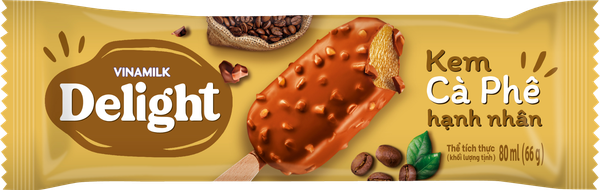 Kem Cà phê hạnh nhân Delight Vinamilk 80ml (12C/T)