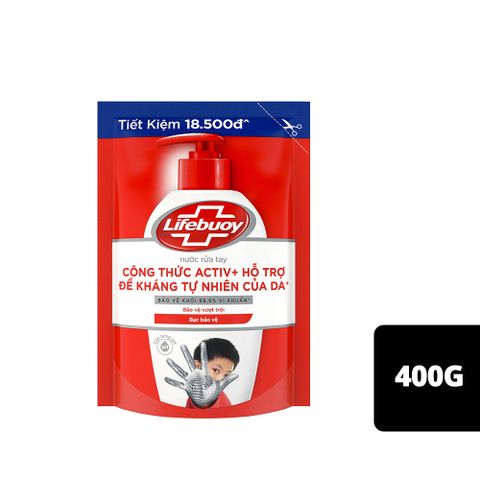 LIFEBUOY Nước Rửa Tay Bạc Bảo Vệ 450G