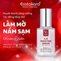 Huyết thanh tăng cường giảm nám, sạm A.M (Anti-Melasma) Boosting Serum (30ml) da tươi trẻ, trắng sáng chuẩn Hàn